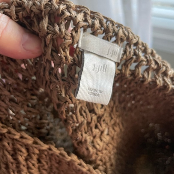 JJILL raffia summer bag - Picture 1 of 3